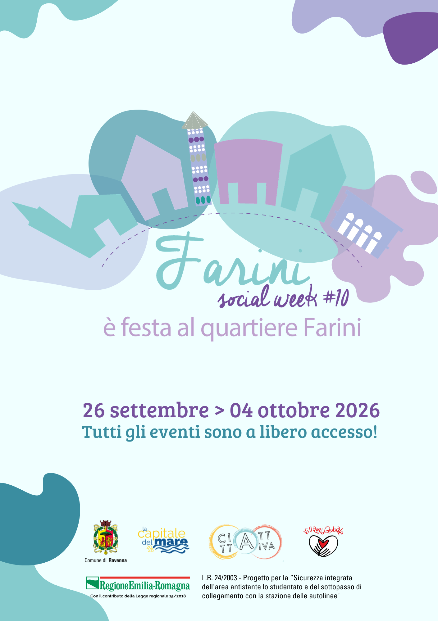 FSW 2026 programma Torna la Farini Social Week – X edizione